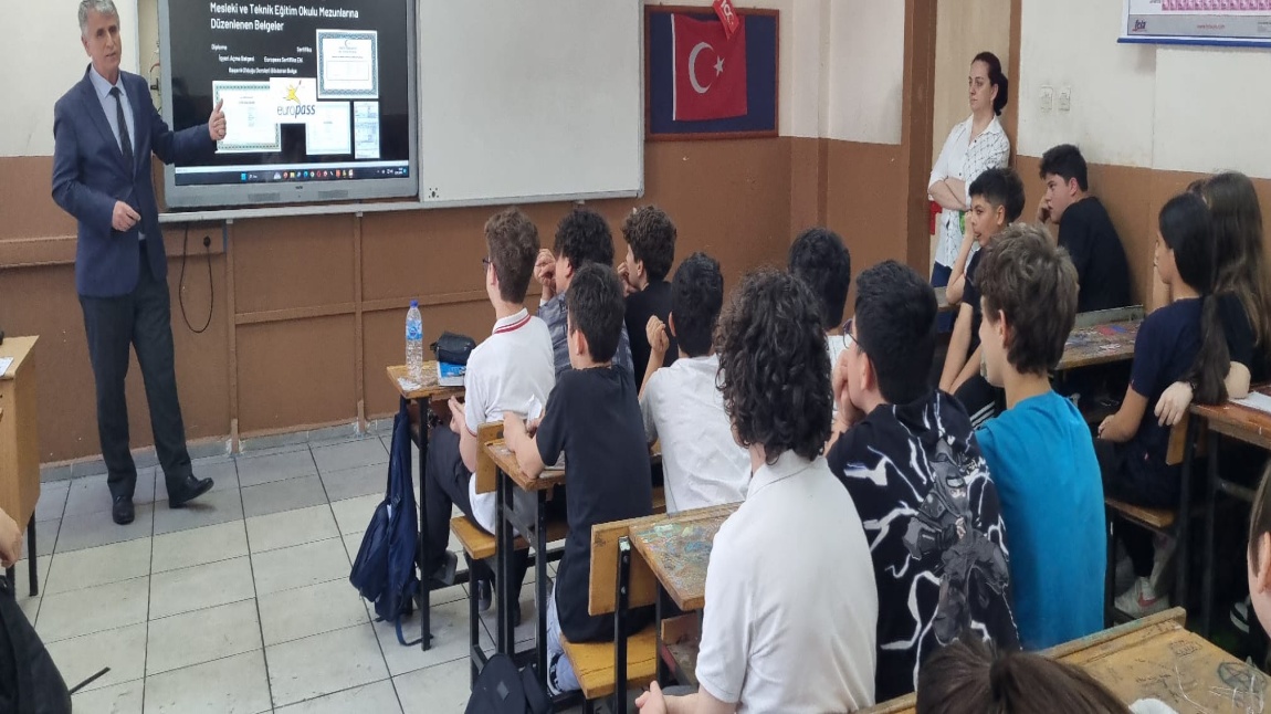 Yaman Egeli Ortaokuluna Okulumuzu Tanıttık